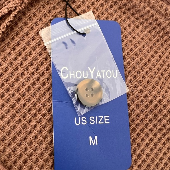 Women's Brown Button-Up Shacket - Picture 4 of 4